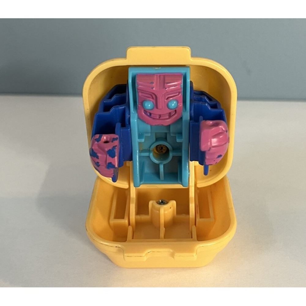 Vintage 1988 McDonalds Food Changeable Robot Quarter Pounder Box Toy Collectible